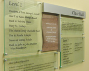 Silver Lake College - Donor Wall