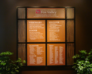 UW-Fox Valley CAC - Donor Wall