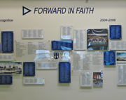 Xavier High School - Forward in Faith Wall